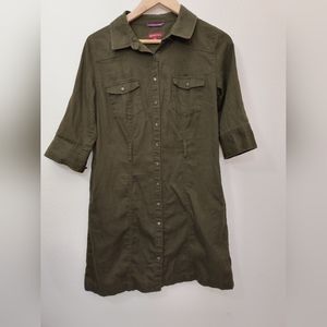 Button down shirt dress